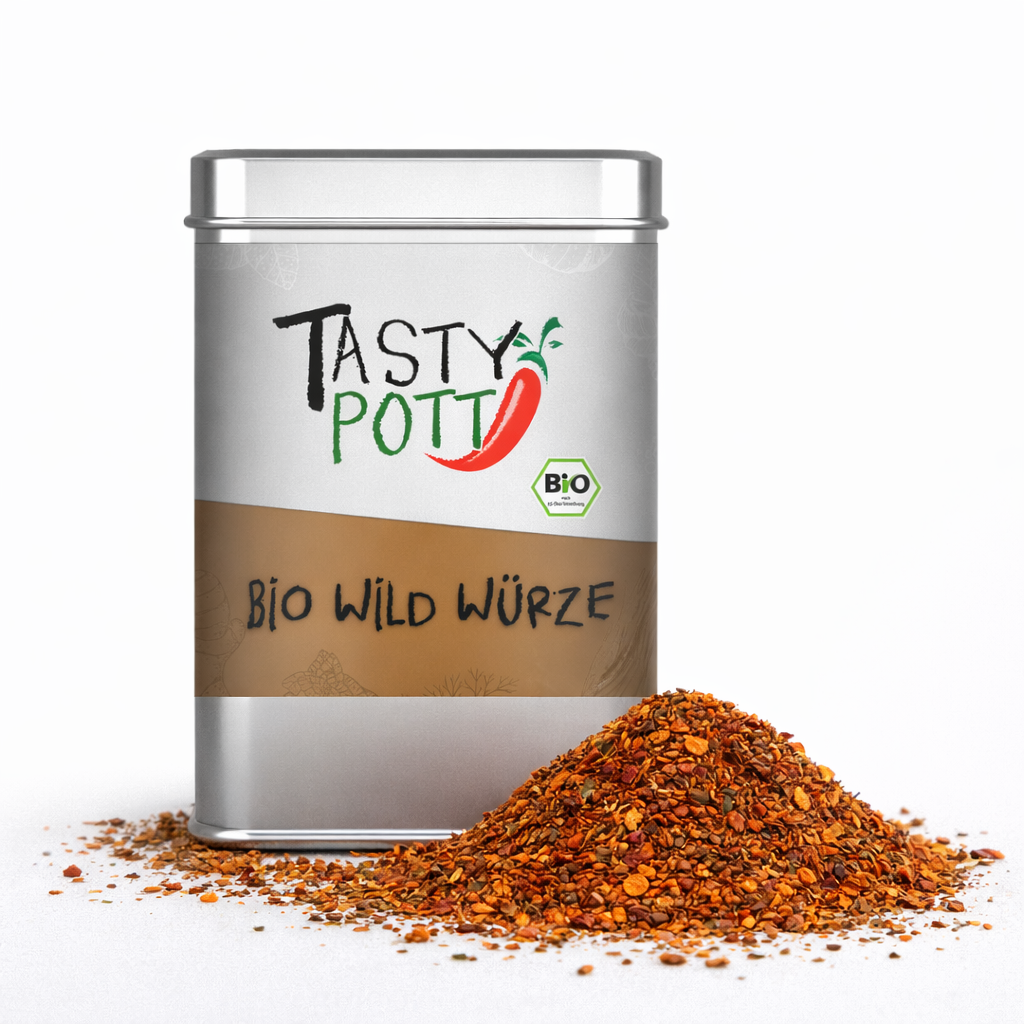 Bio Wild Würze 100g – in der Dose von Tasty Pott