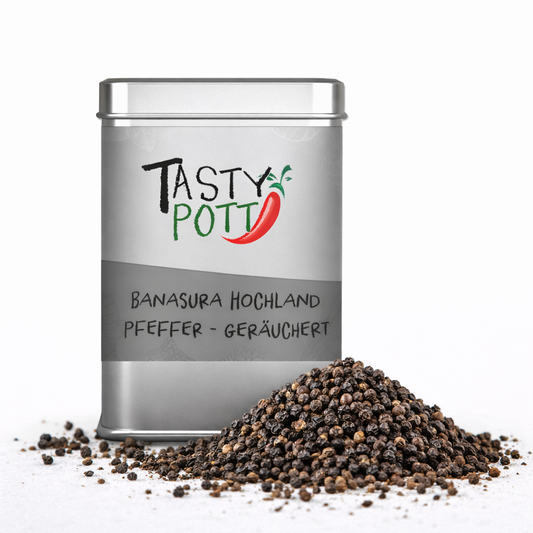 Banasura Pfeffer - Geräuchert aus Indien 80g Dose von Tasty Pott
