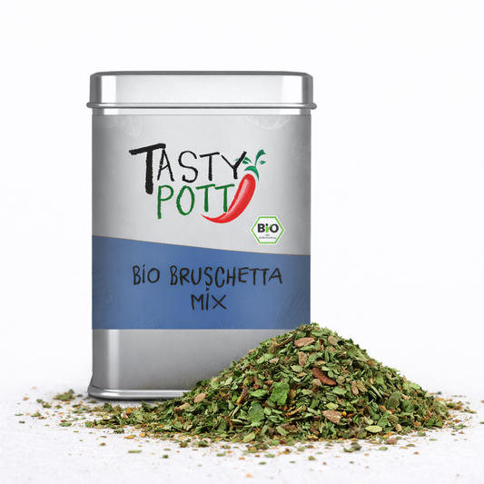Bio Bruschetta Mix - 90g Dose von Tasty Pott