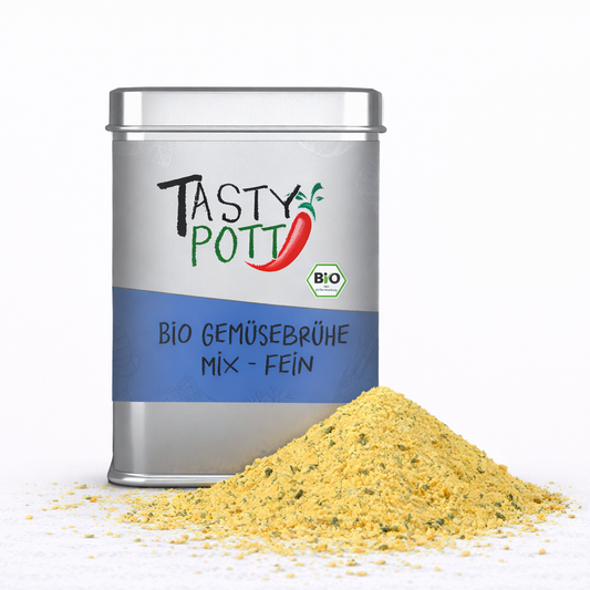 Bio Gemüsebrühe Mix - 80g Dose von Tasty Pott
