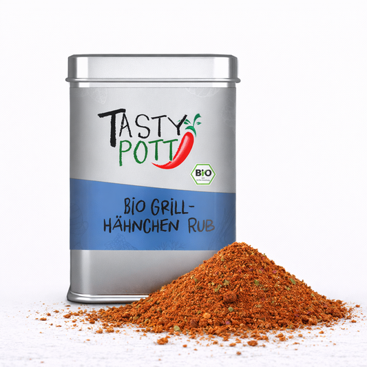 Bio Grillhähnchen Rub - 100g Dose von Tasty Pott
