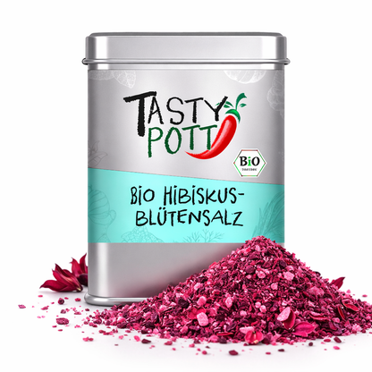 Bio Hibiskusblütensalz - 100g Dose