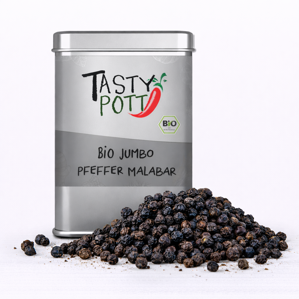 Bio Jumbo Malabar Pfeffer ganz - 70g von Tasty Pott