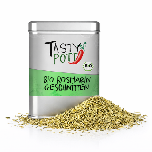 Bio Rosmarin geschnitten 70g Dose von Tasty Pott