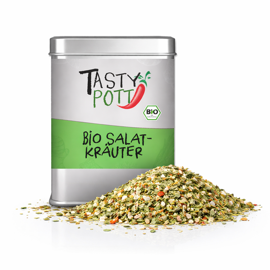 Bio Salatkräuter Mix - 50g Dose von Tasty Pott