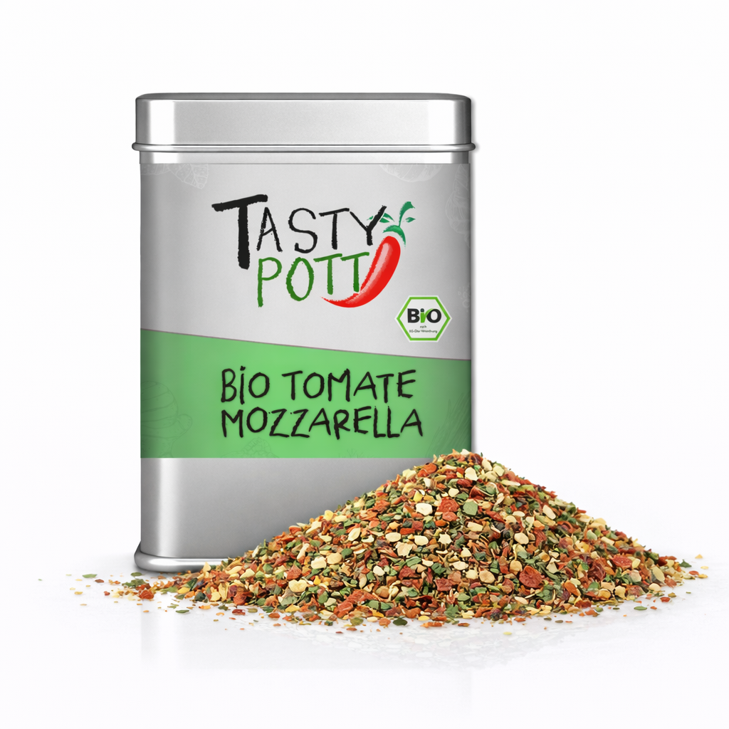 Bio Tomate Mozzarella Gewürz 80g - von Tasty Pott