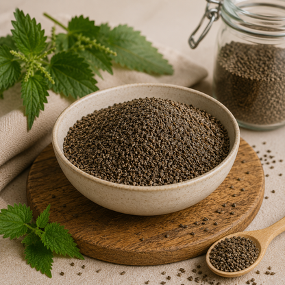 Bio Brennnesselsamen ganz - ab 300g Beutel von Tasty Pott
