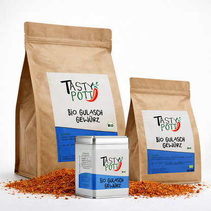 Bio Gulasch Gewürz im Beutel ab 30g von Tasty Pott