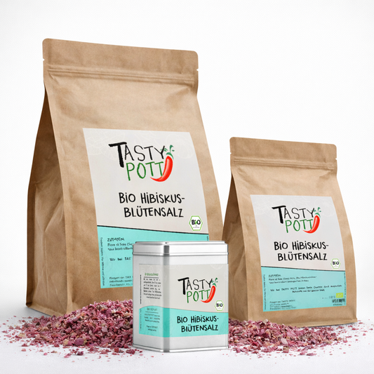 Bio Hibiskusblütensalz - Im Beutel ab 30g von Tasty Pott