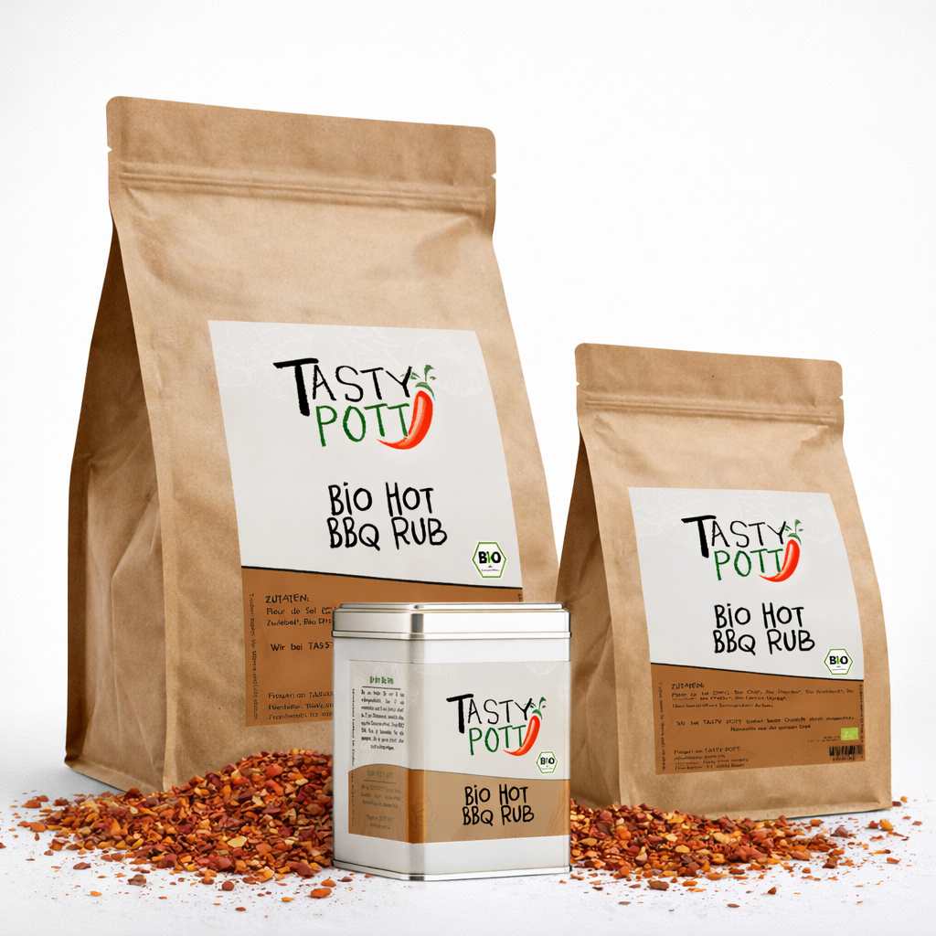 Bio Hot BBQ Rub - Im Beutel ab 30g von Tasty Pott