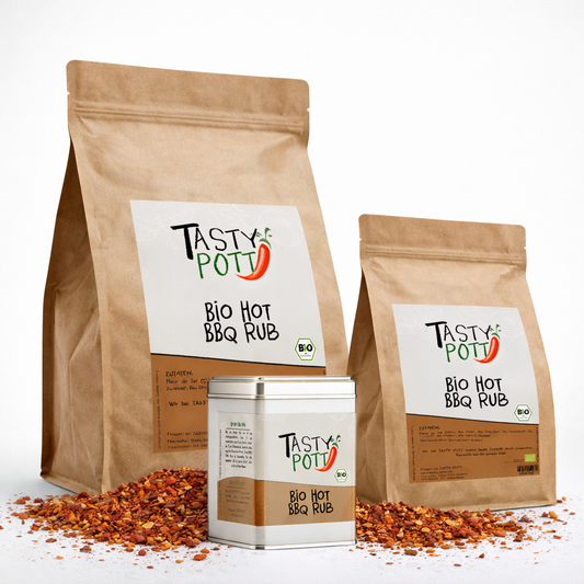 Bio Hot BBQ Rub - Im Beutel ab 30g von Tasty Pott