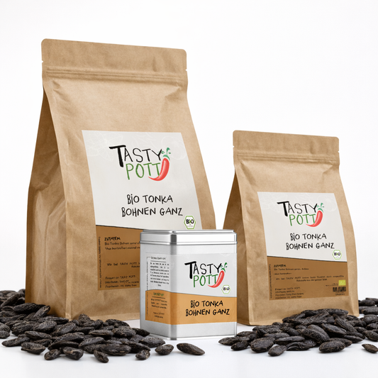 Bio Tonka Bohnen ganz - Beutel ab 30g von Tasty Pott