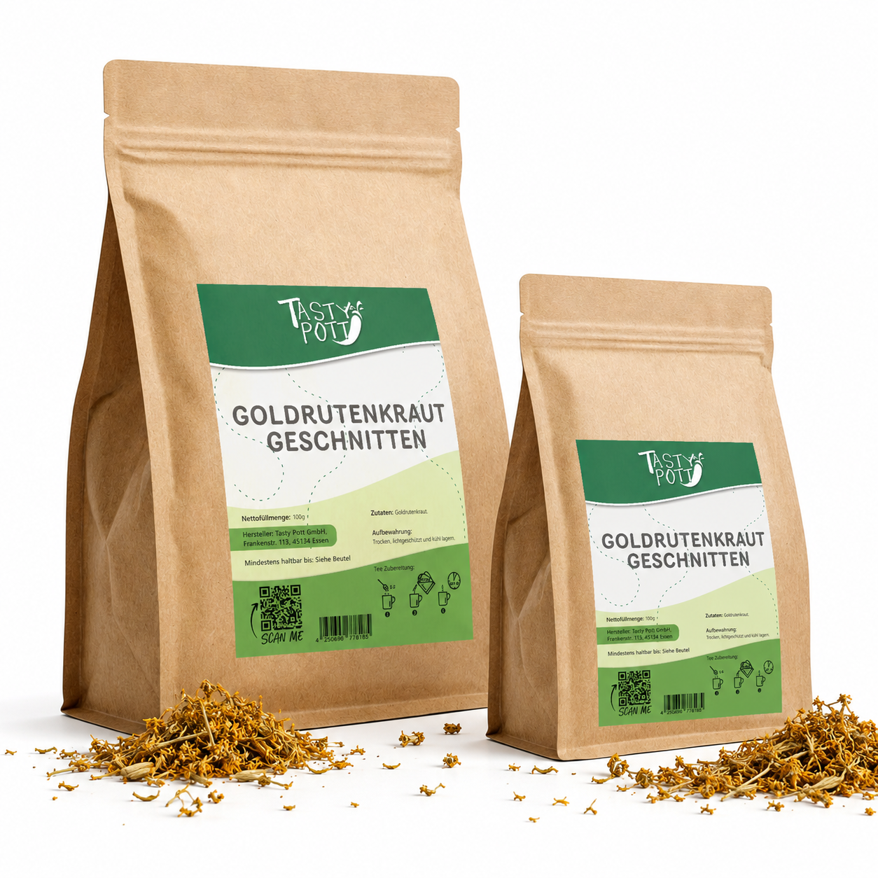 Goldrutenkraut getrocknet & geschnitten – im Beutel