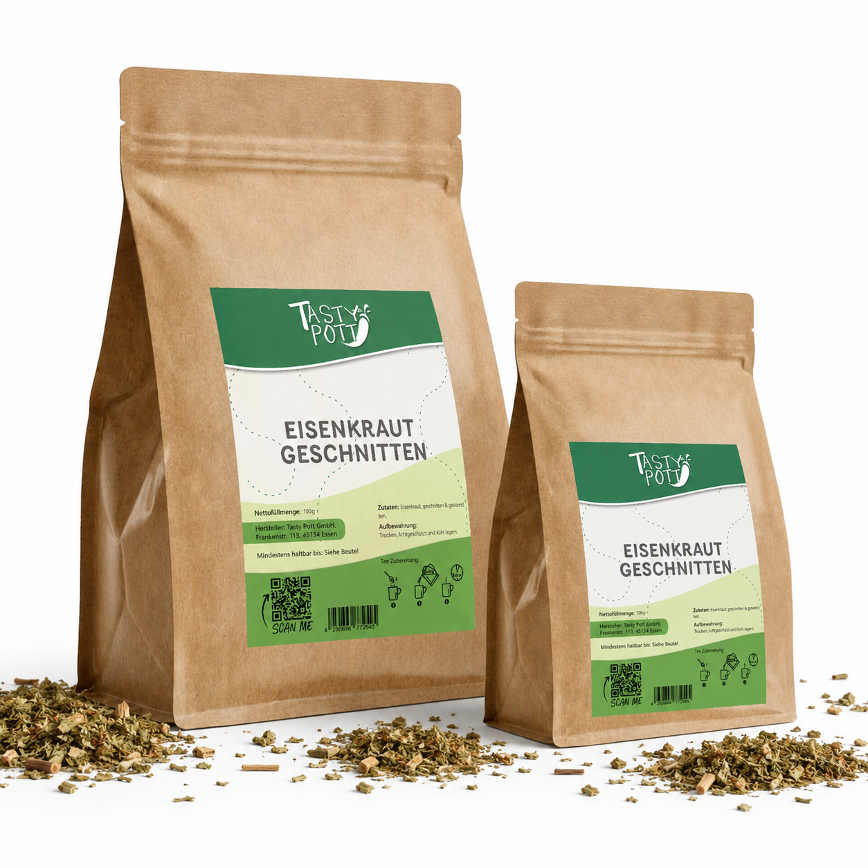 Eisenkraut geschnitten - im Beutel