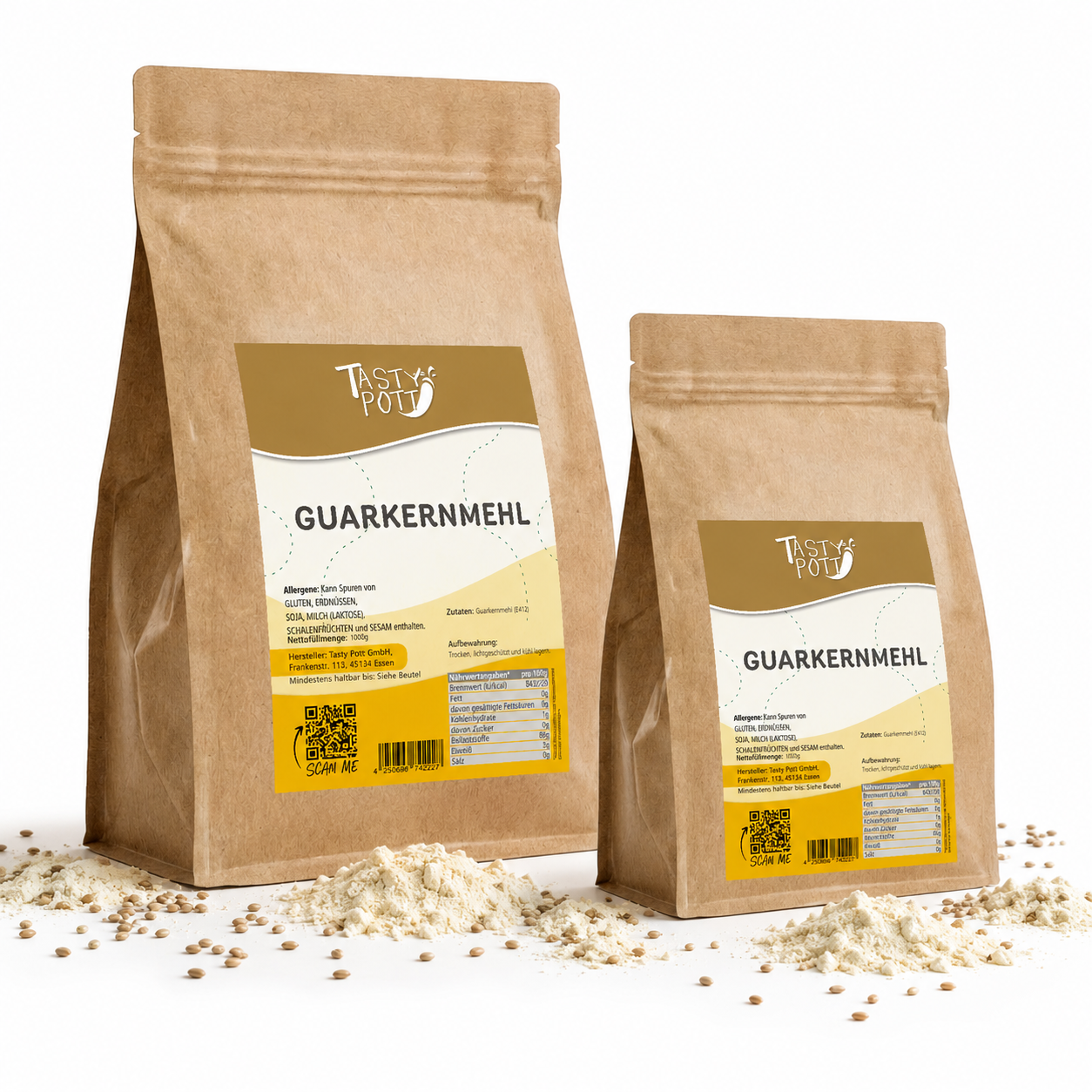 Guarkernmehl - Natürlicher Verdicker - ab 1kg von Tasty Pott
