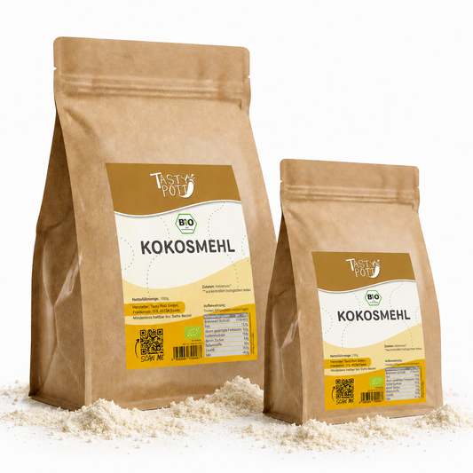 Bio Kokosmehl entölt - Glutenfrei - ab 1kg von Tasty Pott