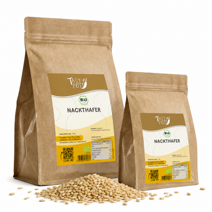 Bio Nackthafer pur - Im Beutel ab 1kg von Tasty Pott