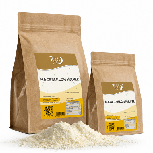 Magermilchpulver - ab 1kg Beutel von Tasty Pott
