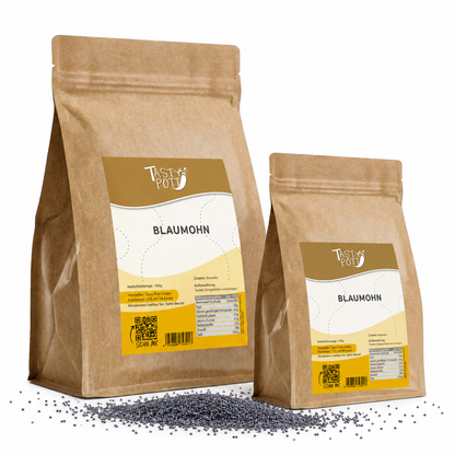 Blaumohn ab 1kg – Hochwertige Mohnsaat von Tasty Pott