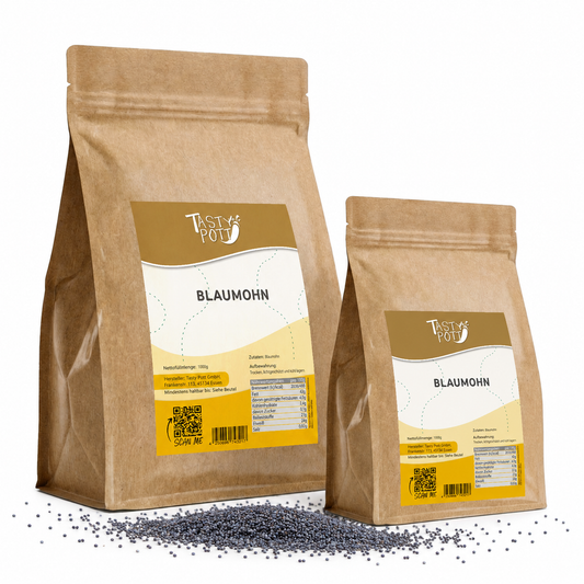 Blaumohn ab 1kg – Hochwertige Mohnsaat von Tasty Pott