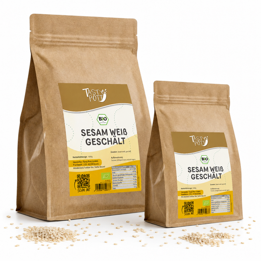 Geschälter weißer Sesam - ab 1kg von Tasty Pott