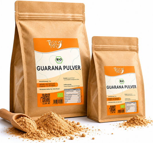 Bio Guarana Pulver - natürliches Koffein - ab 250g Beutel