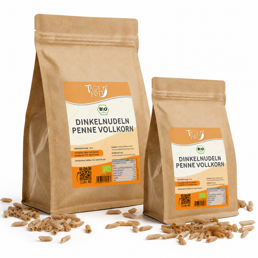 Bio Dinkel Penne hell – ab 1kg Beutel