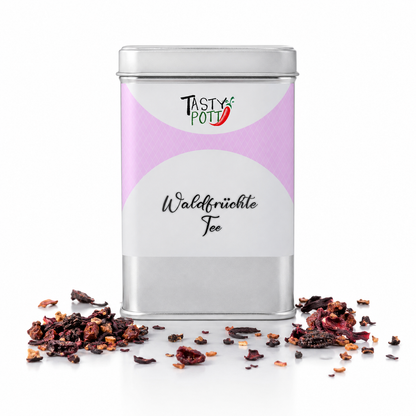 Waldfrüchte Tee - Früchtetee - 80g Dose