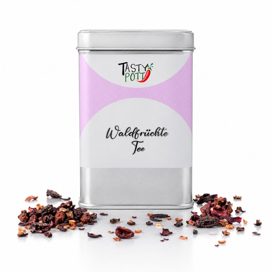Waldfrüchte Tee - Früchtetee - 80g Dose