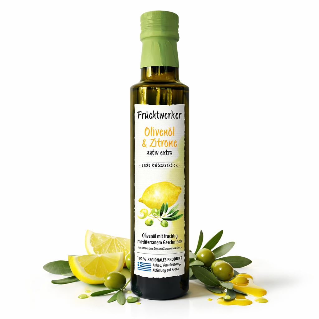Fruchtwerker Olivenöl mit Zitrone 250ml