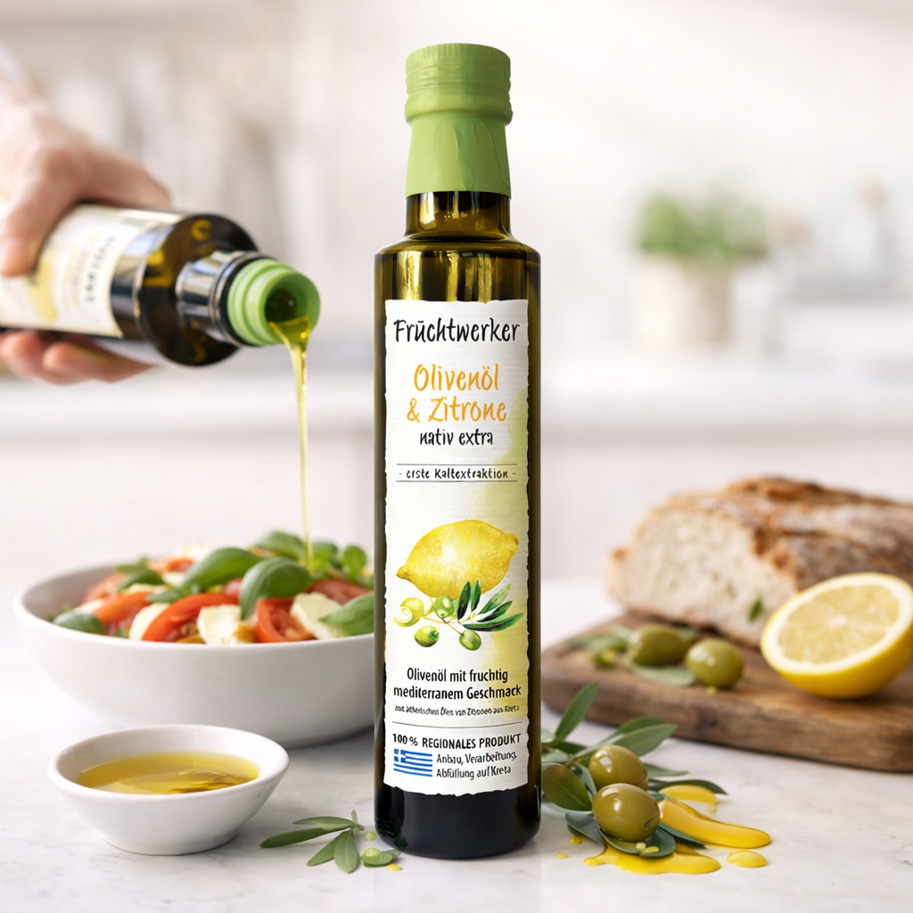 Fruchtwerker Olivenöl mit Zitrone 250ml