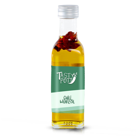 Chili Würzöl 100ml – Pikantes Olivenöl von Tasty Pott