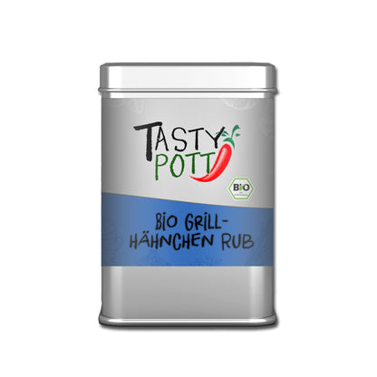 Bio Grillhähnchen Rub - 100g Dose von Tasty Pott