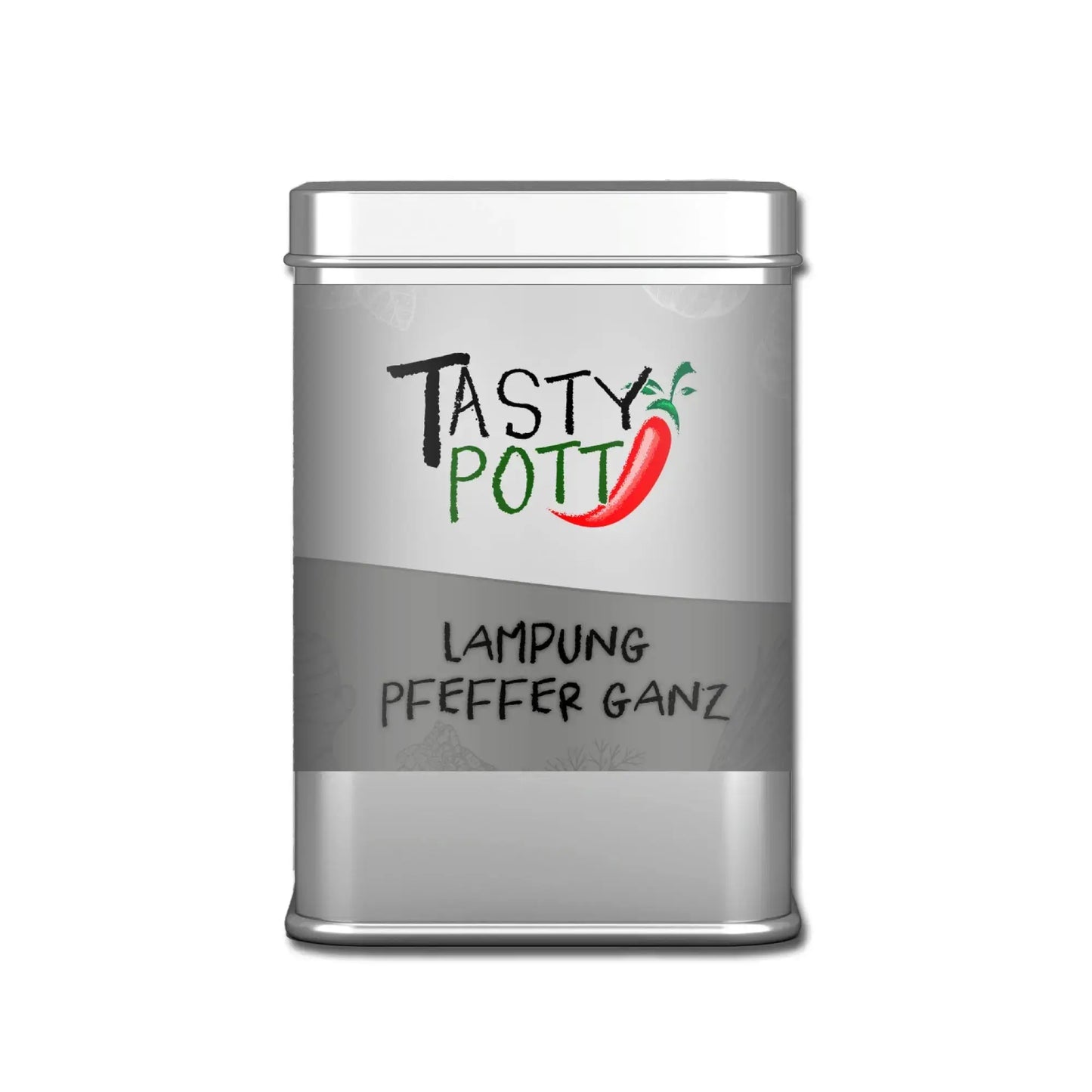 Lampung Pfeffer ganz - Stangenpfeffer - 50g Dose Tasty Pott