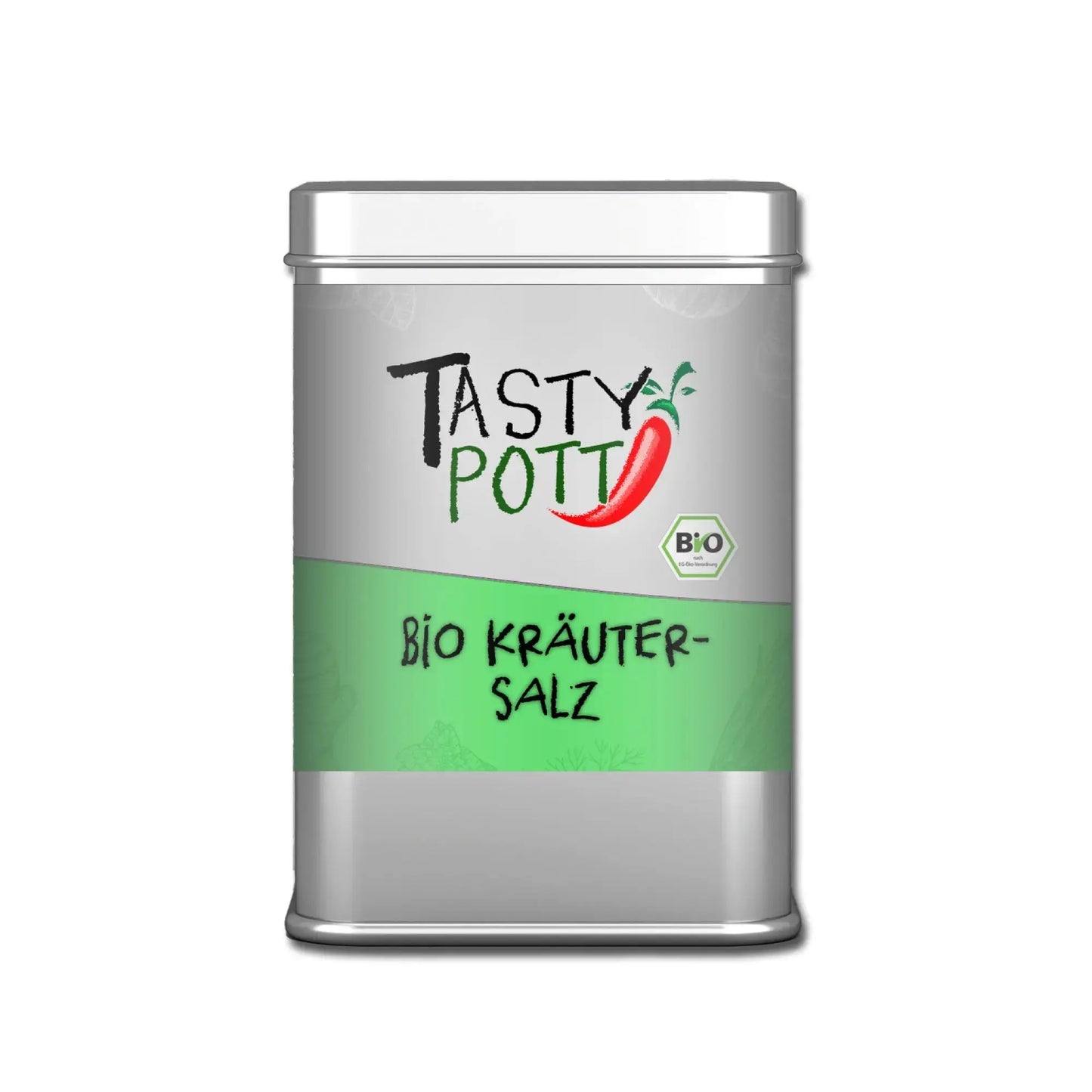 Bio Kräutersalz mit Mediterranen Kräutern - 100g Dose Tasty Pott