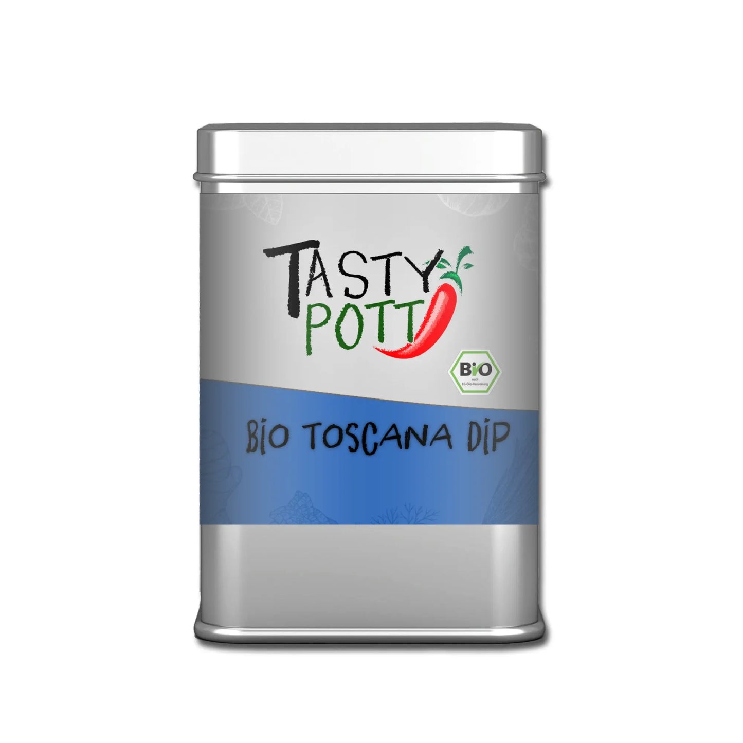 Bio Toscana Dip Gewürzmischung - 75g Dose von Tasty Pott Tasty Pott