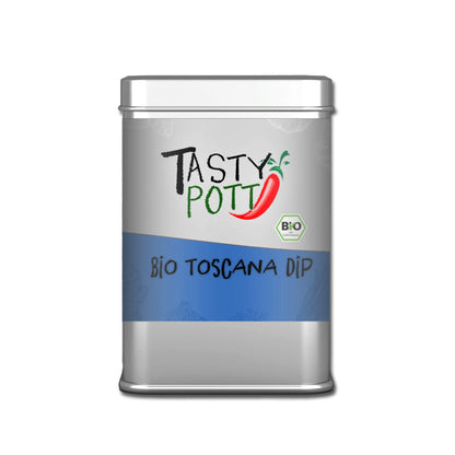 Bio Toscana Dip Gewürzmischung - 75g Dose von Tasty Pott Tasty Pott