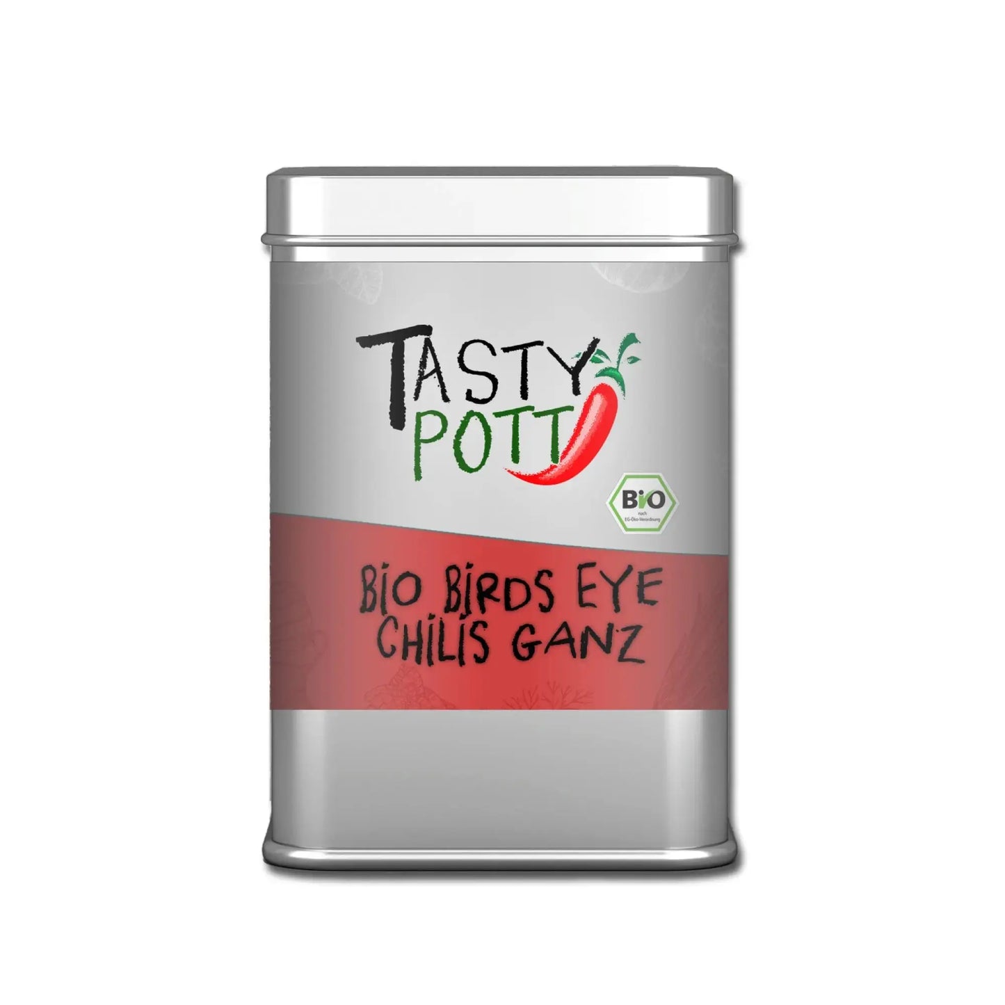 Birds Eye Chili ganz - Bio - 30g Dose von Tasty Pott Tasty Pott