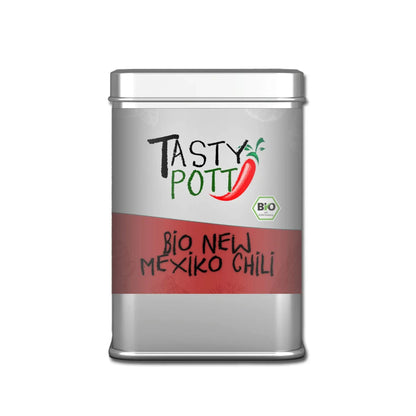 Bio New Mexico Chili Pulver - 80g Dose von Tasty Pott Tasty Pott