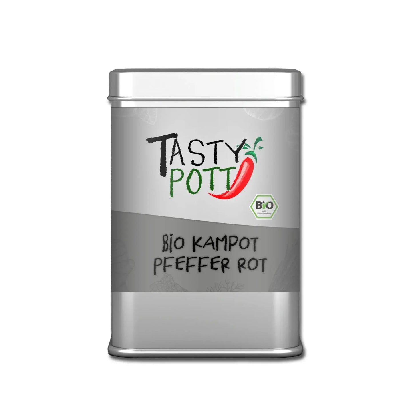 Tasty Pott Bio Kampot Pfeffer - Rote Pfefferkörner 70g Tasty Pott