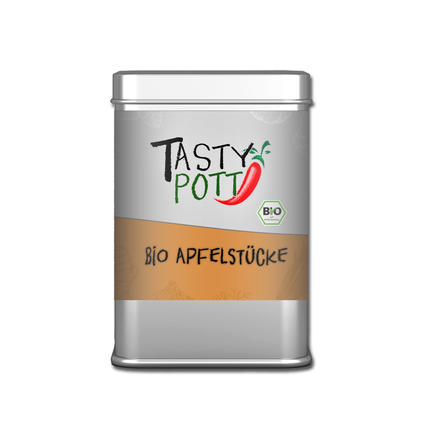 Bio Apfelstücke 60g - Kleine Fruchtstücke von Tasty Pott