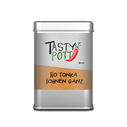 Bio Tonka Bohnen - 70g Dose von Tasty Pott