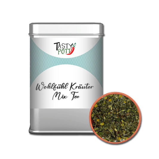 Kräutertee Wohlfühl-Mix - 30g Dose - Tasty Pott - Tasty Pott