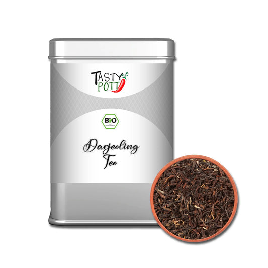 Bio Darjeeling Tee - 50g Dose von Tasty Pott - Tasty Pott