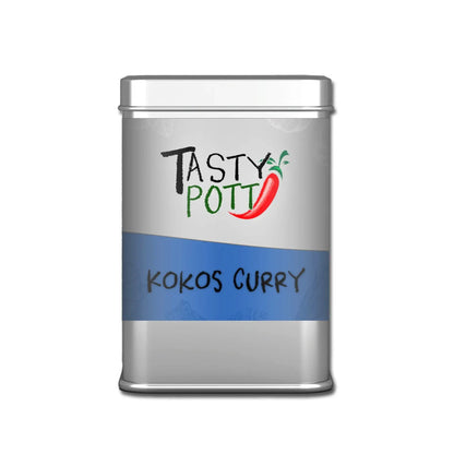 Kokos Curry Gewürz 75g Dose – Tasty Pott Tasty Pott