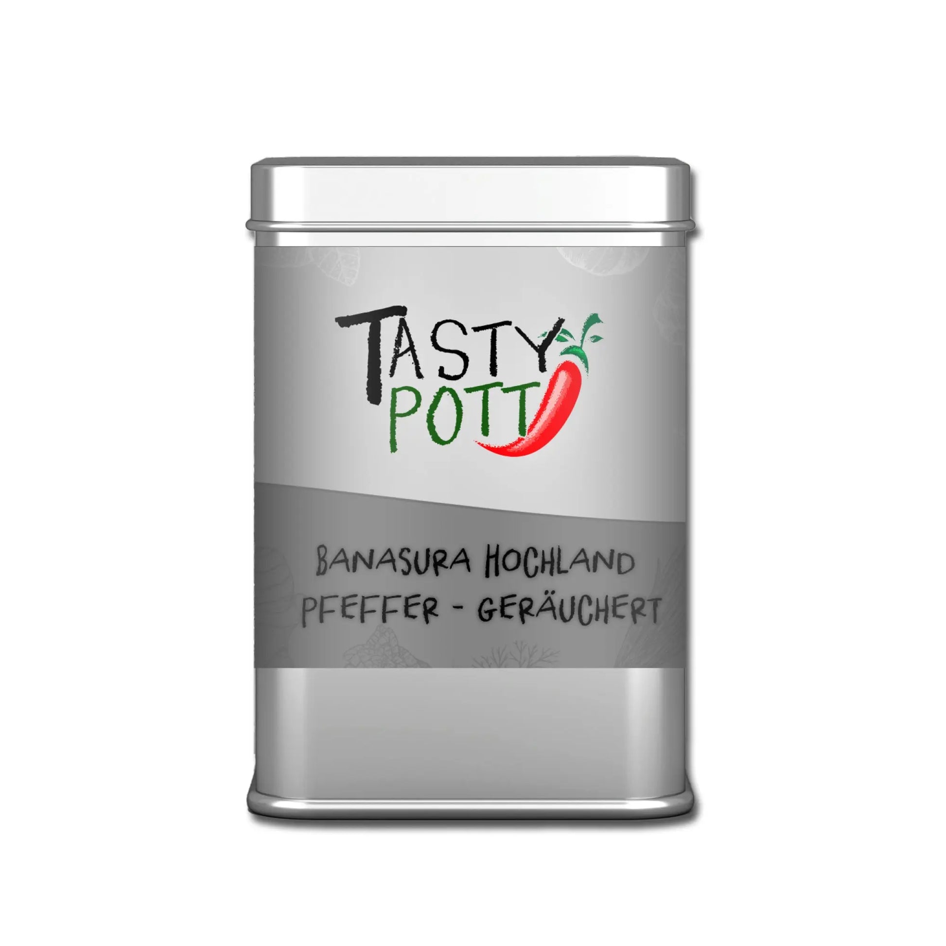 Banasura Pfeffer - Geräuchert aus Indien 80g Dose Tasty Pott