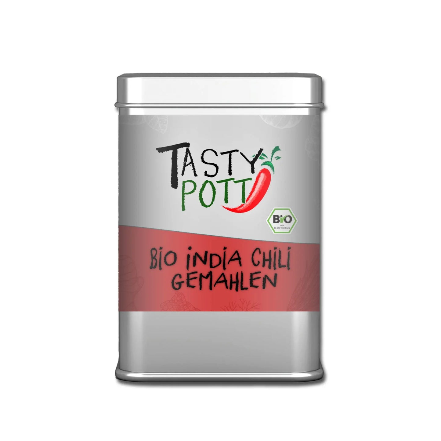 Bio Indien Chili - Extra Hot Chilipulver 80g - Tasty Pott Tasty Pott