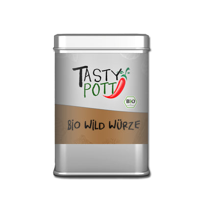 Bio Wild Würze 100g – in der Dose von Tasty Pott