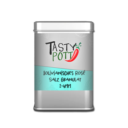 Bolivianisches Rosé Salz Granulat 100g von Tasty Pott