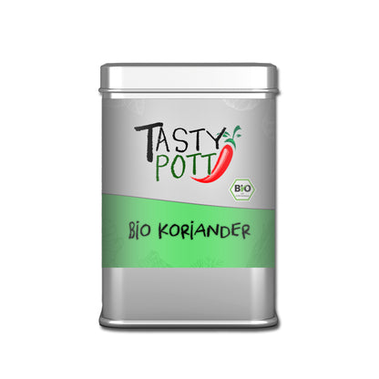 Bio Koriander ganz - 60g Dose von Tasty Pott